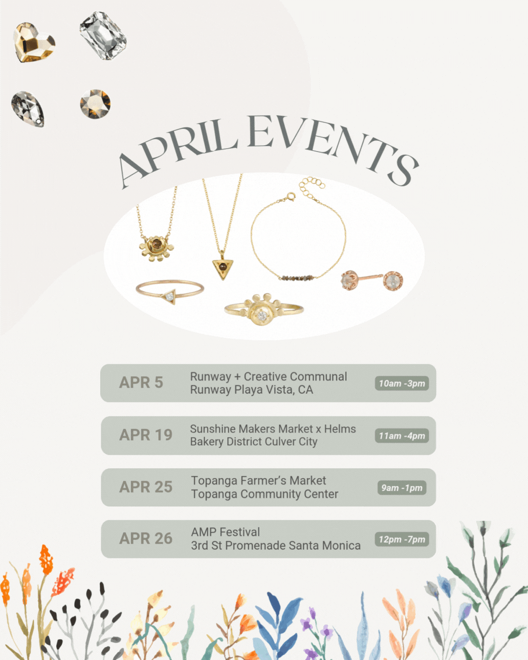 April Event List