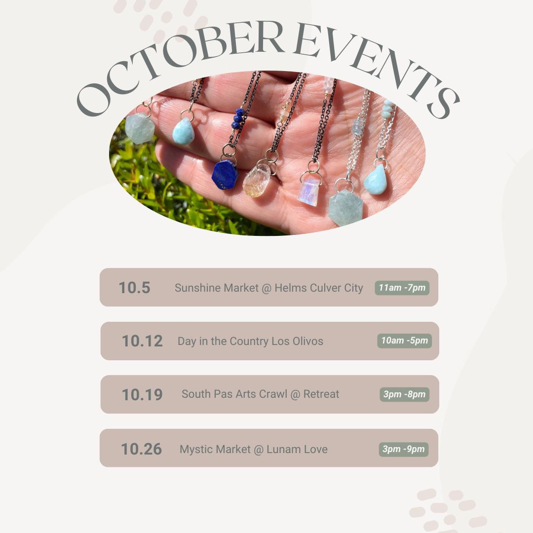 October Event List