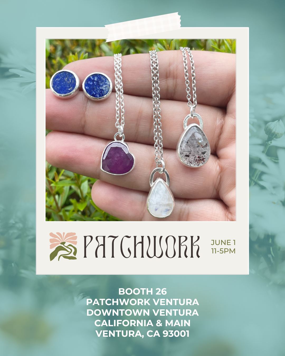 Patchwork Ventura is Saturday June 1st.