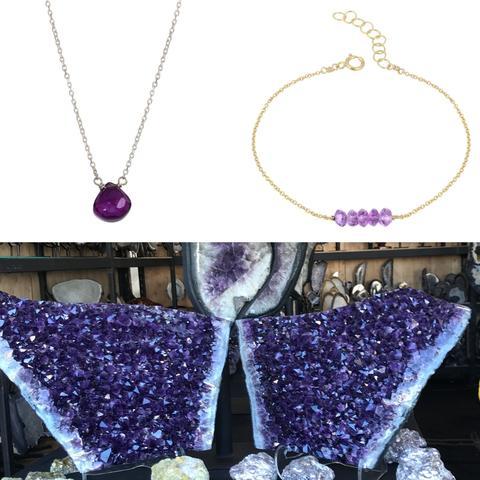 This month's birthstone is Amethyst