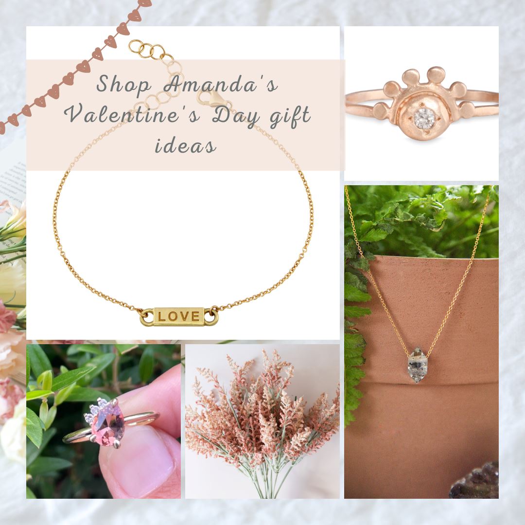 Valentine's Day is around the corner shop Amanda's picks for some love infused gift ideas.
