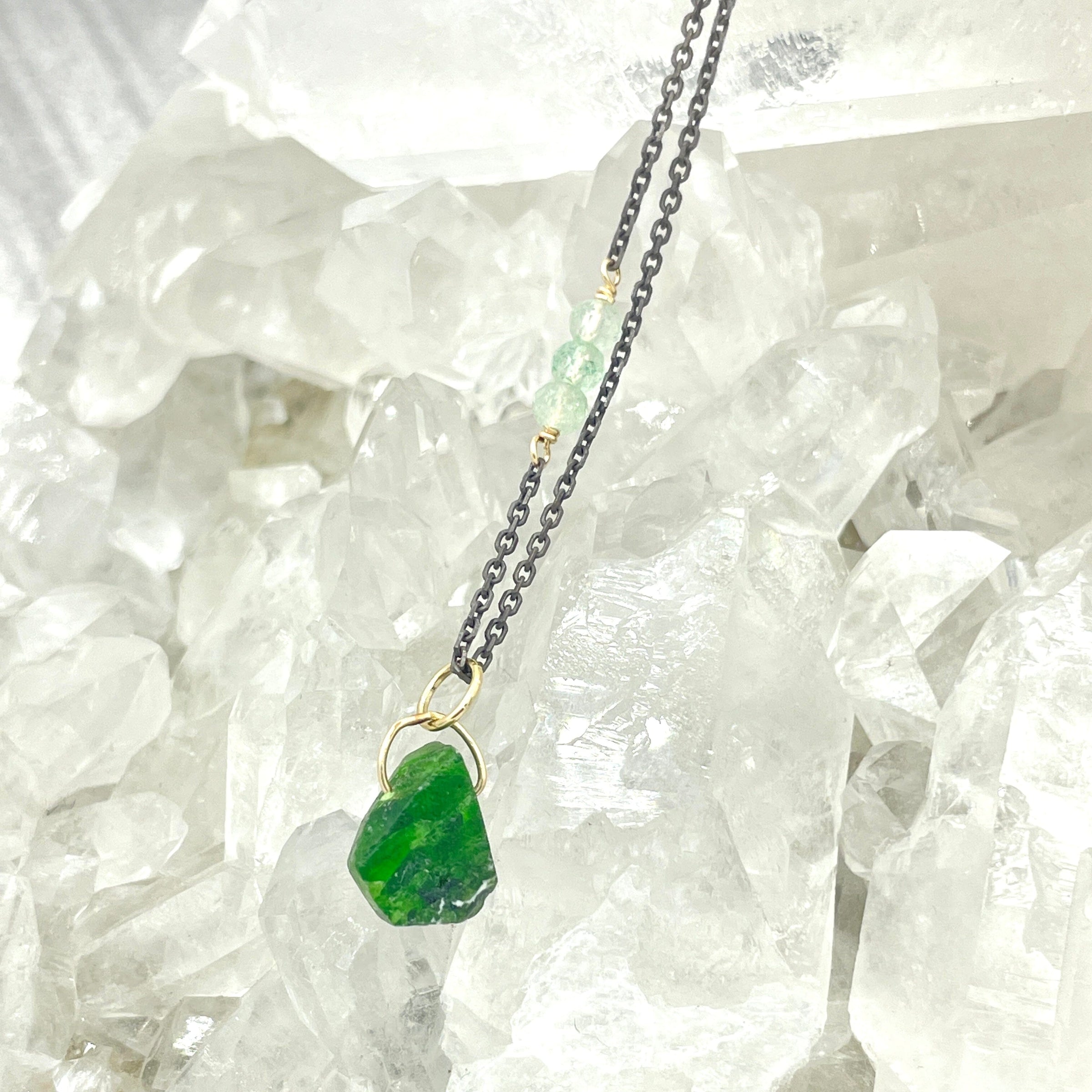 Orbit Crystal Necklace - choose your stone | Stone Love Collection necklace Amanda K Lockrow