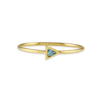 Triangle Strength Stacking Ring - 14k gold | Talisman Collection ring Amanda K Lockrow