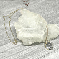 Laguna Enhydro Quartz Necklace - 14k gold | Aislinn Collection necklace Amanda K Lockrow