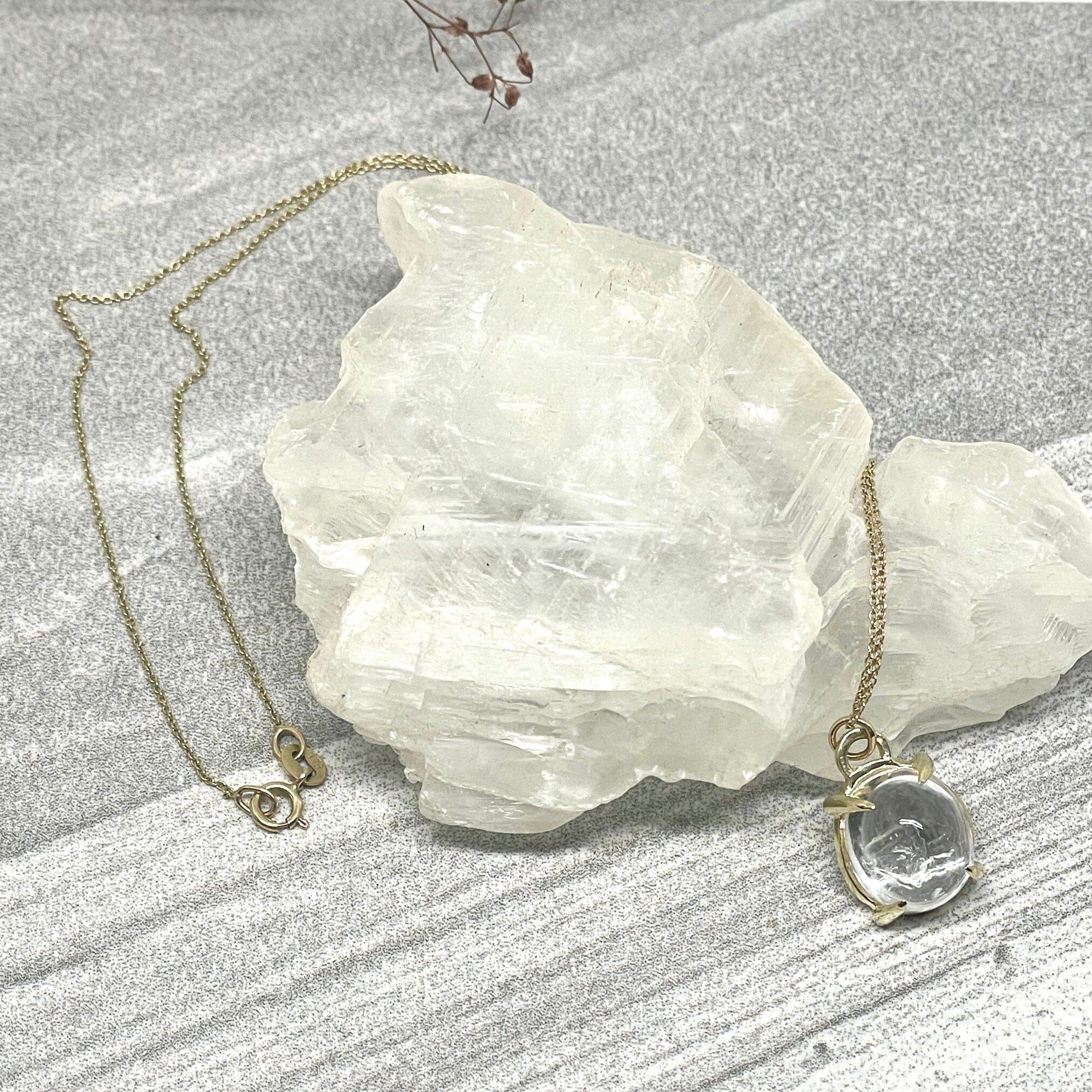 Laguna Enhydro Quartz Necklace - 14k gold | Aislinn Collection necklace Amanda K Lockrow