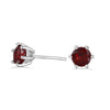 Gemstone Silver Stud Earrings - choose your stone earrings Amanda K Lockrow