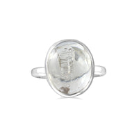 Custom Enhydro Quartz Ring - Sterling Silver | Aislinn Collection ring Amanda K Lockrow