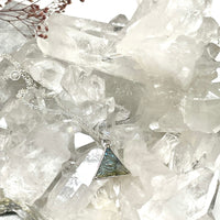 Third Eye Labradorite Triangle Necklace - sterling silver | Talisman Collection necklace Amanda K Lockrow
