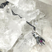 Reiki Hand Necklace - sterling silver| Talisman Collection necklace Amanda K Lockrow