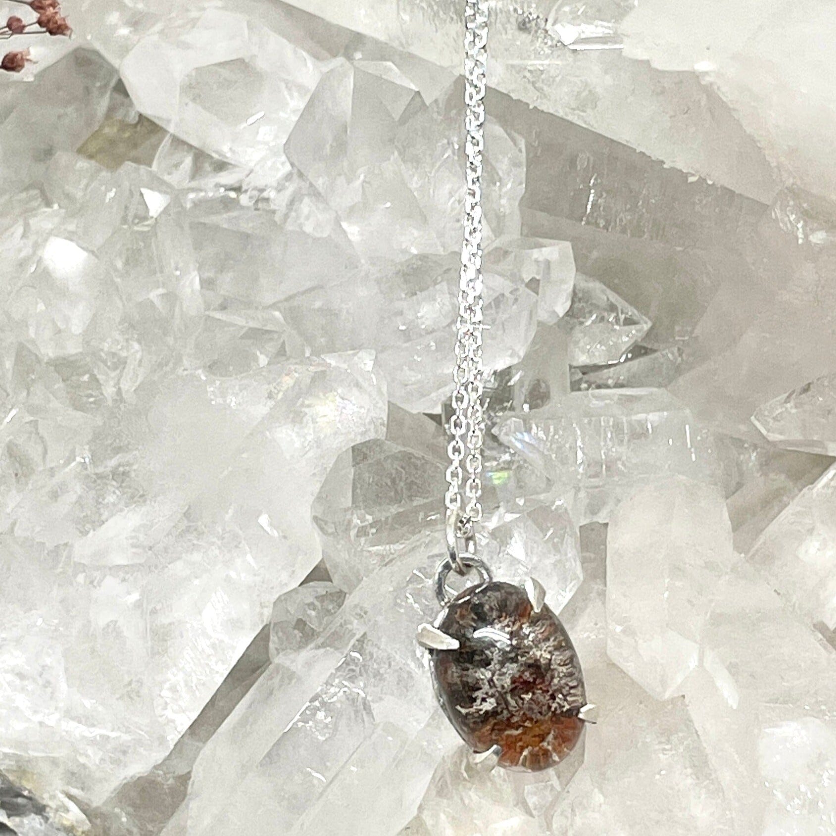 Garden Quartz Necklace - sterling silver | Aislinn Collection necklace Amanda K Lockrow