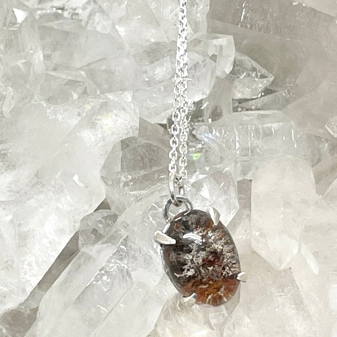 Garden Quartz Necklace - sterling silver | Aislinn Collection necklace Amanda K Lockrow