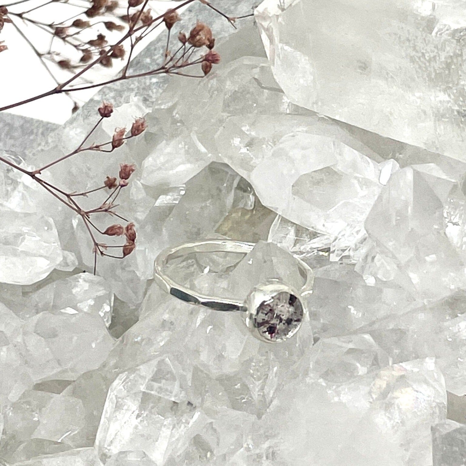 Lepidocrocite in Quartz Ring - sterling silver | Size 7 | Aislinn Collection ring Amanda K Lockrow