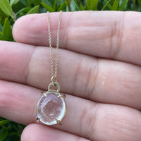 Laguna Enhydro Quartz Necklace - 14k gold | Aislinn Collection necklace Amanda K Lockrow