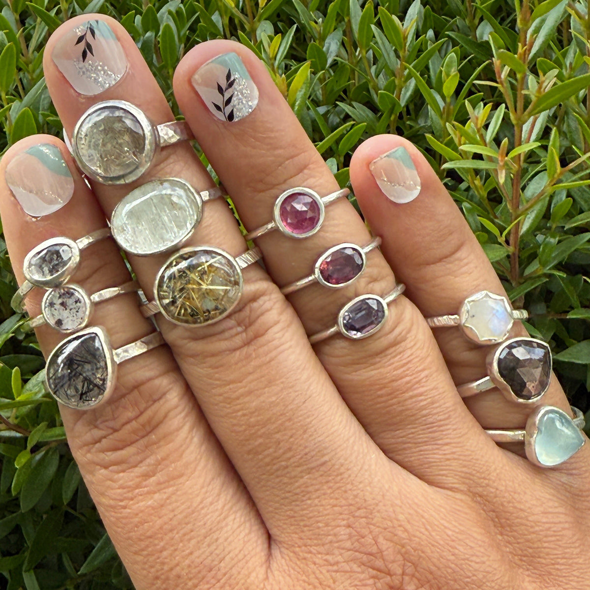Spinel Sophia Ring - Sterling Silver | Aislinn Collection ring Amanda K Lockrow