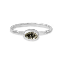 Rose Cut Herkimer Diamond Ring - sterling silver | Stone Love ring Amanda K Lockrow