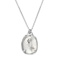 Leith Quicksand Enhydro Quartz Necklace - sterling silver | Aislinn Collection necklace Amanda K Lockrow