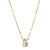 Sapphire Necklace - sterling silver or gold filled | Little Rock Collection necklace Amanda K Lockrow