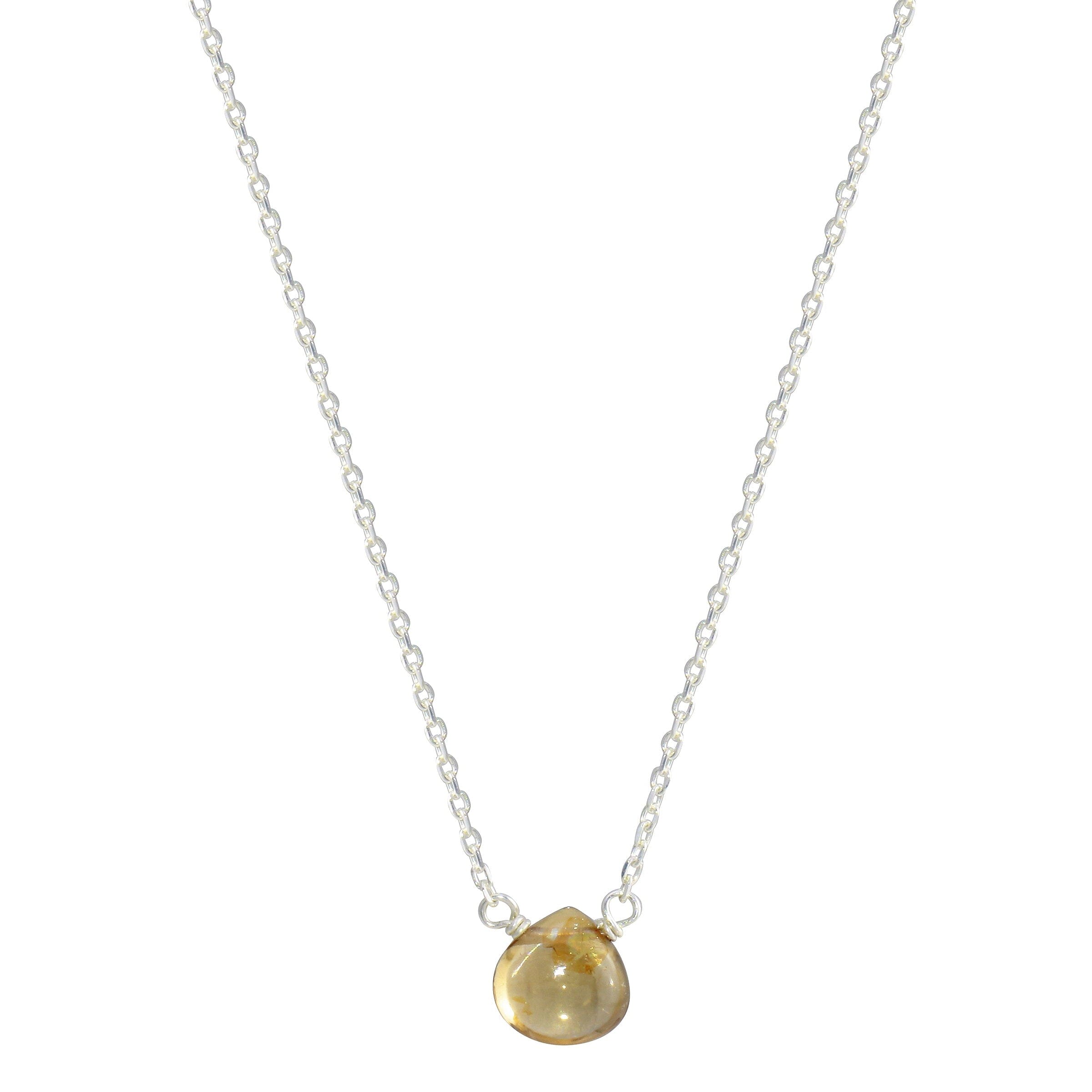 Tourmaline Necklace - sterling silver or gold filled | Little Rock Collection necklace Amanda K Lockrow
