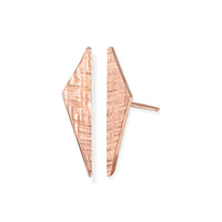 Scalene Triangle Stud Earrings - 14K gold | Fine Collection earrings Amanda K Lockrow