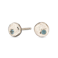 Pebble Studs Choose Your Stone - sterling silver | Sticks & Stones Collection earrings Amanda K Lockrow