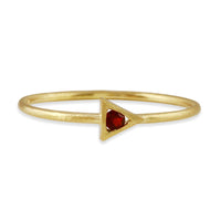 Triangle Strength Stacking Ring - 14k gold | Talisman Collection ring Amanda K Lockrow