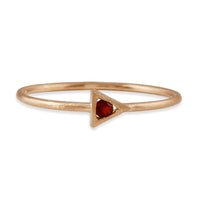 Triangle Strength Stacking Ring - 14k gold | Talisman Collection ring Amanda K Lockrow