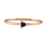 Triangle Strength Stacking Ring - 14k gold | Talisman Collection ring Amanda K Lockrow