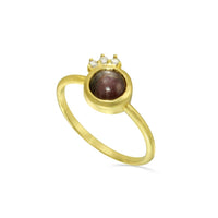 Ruby and Diamond Rhiannon Ring - 14k gold | Fine Collection ring Amanda K Lockrow