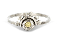 Citrine sterling silver oriana stacking ring ring Amanda K Lockrow