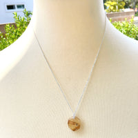 Rutilated Quartz necklace | Stone Love Collection necklace Amanda K Lockrow