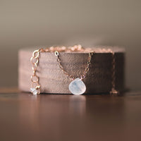 Rhodochrosite little rock necklace necklace Amanda K Lockrow