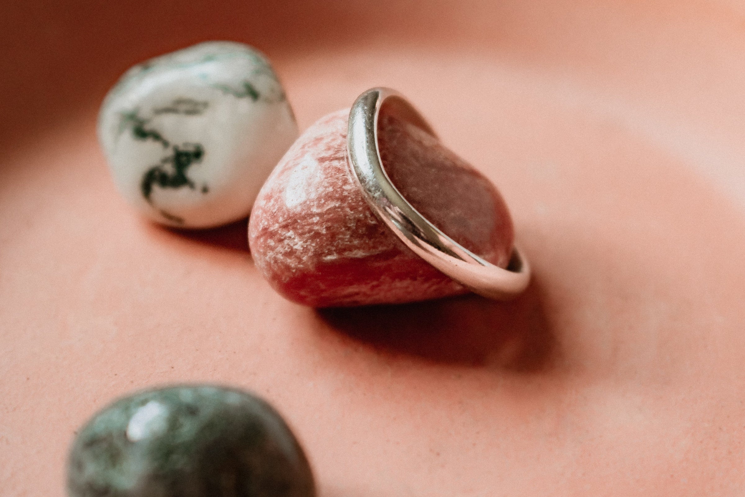 Waves silver band ring Amanda K Lockrow