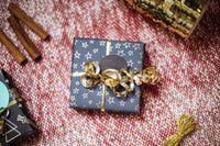 Gift wrap (with purchase from the shop) Amanda K Lockrow blue stars
