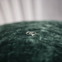 Labradorite sterling silver stacking ring ring Amanda K Lockrow
