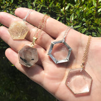 Harmonia Clear Quartz sterling silver necklace necklace Amanda K Lockrow