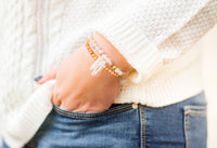 Custom stretchy bracelet bracelet Amanda K Lockrow