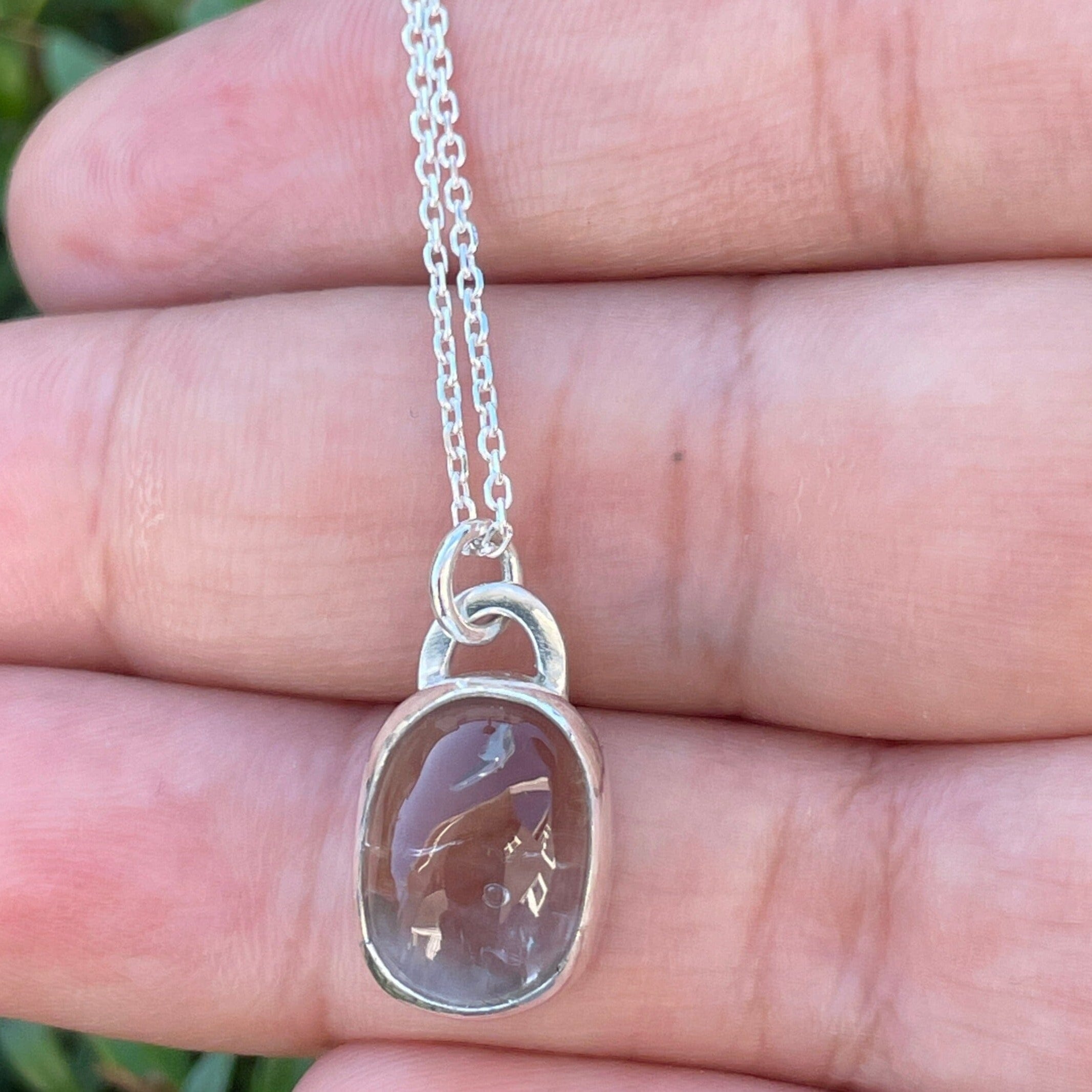 Harbor Enhydro Quartz Necklace - sterling silver | Aislinn Collection necklace Amanda K Lockrow