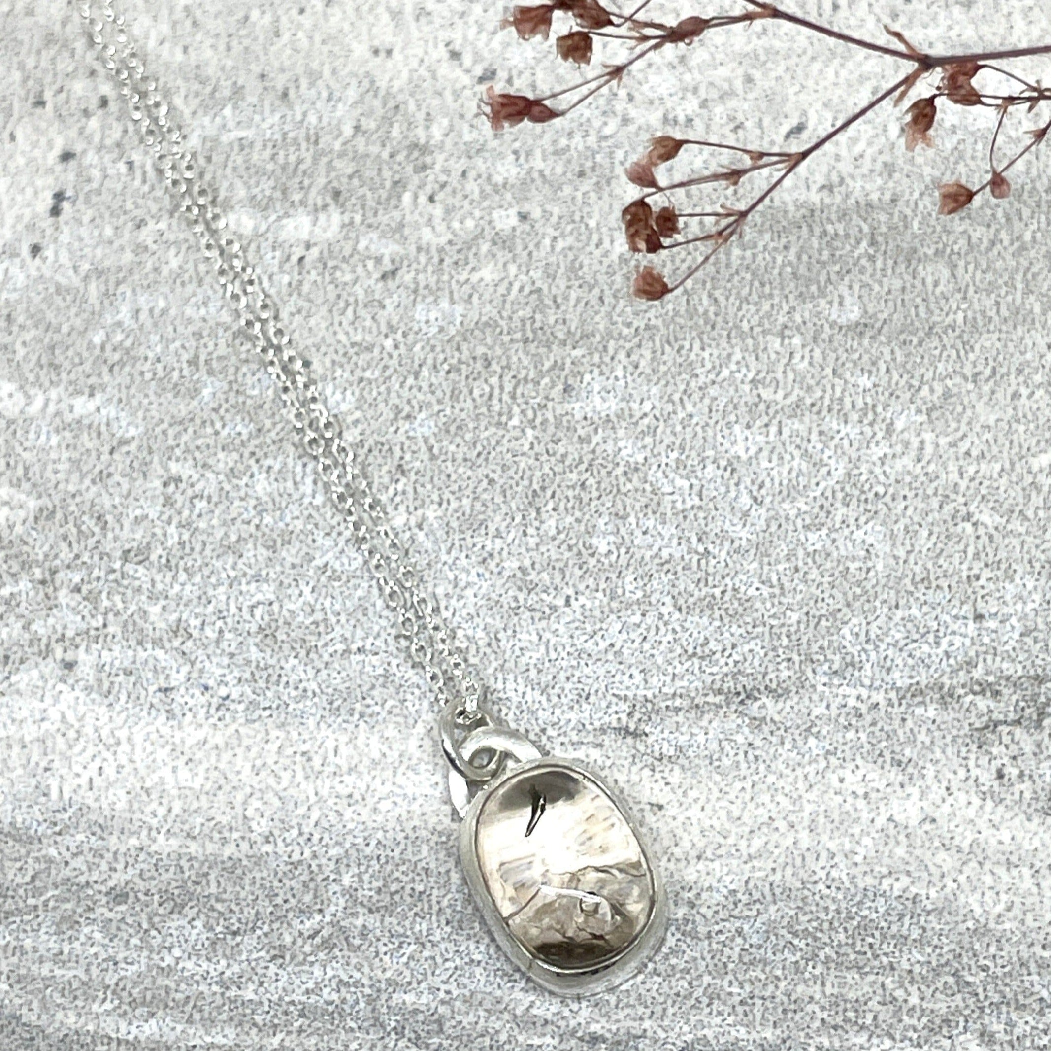 Harbor Enhydro Quartz Necklace - sterling silver | Aislinn Collection necklace Amanda K Lockrow