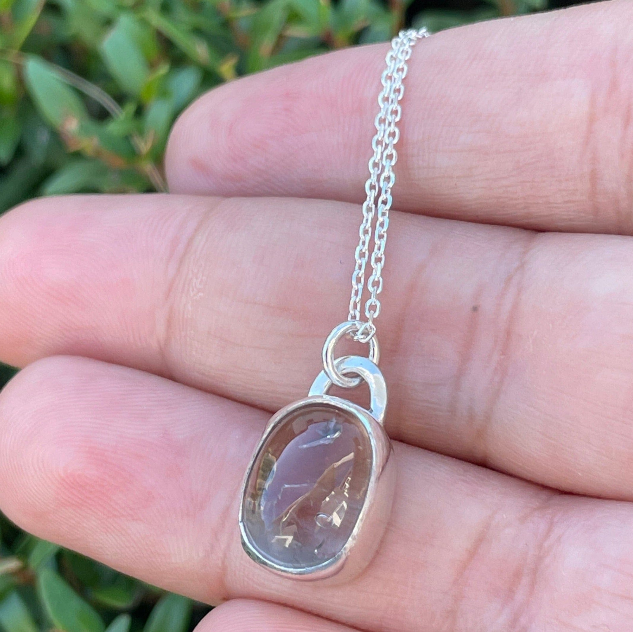 Harbor Enhydro Quartz Necklace - sterling silver | Aislinn Collection necklace Amanda K Lockrow