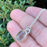 Harbor Enhydro Quartz Necklace - sterling silver | Aislinn Collection necklace Amanda K Lockrow