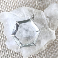 Harmonia Clear Quartz sterling silver necklace necklace Amanda K Lockrow
