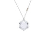 Harmonia Clear Quartz sterling silver necklace necklace Amanda K Lockrow 