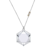 Harmonia Clear Quartz sterling silver necklace necklace Amanda K Lockrow