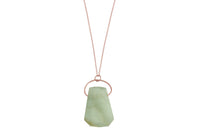 Amazonite crystal necklace - choose metal and length necklace Amanda K Lockrow