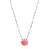 Rhodochrosite little rock necklace necklace Amanda K Lockrow