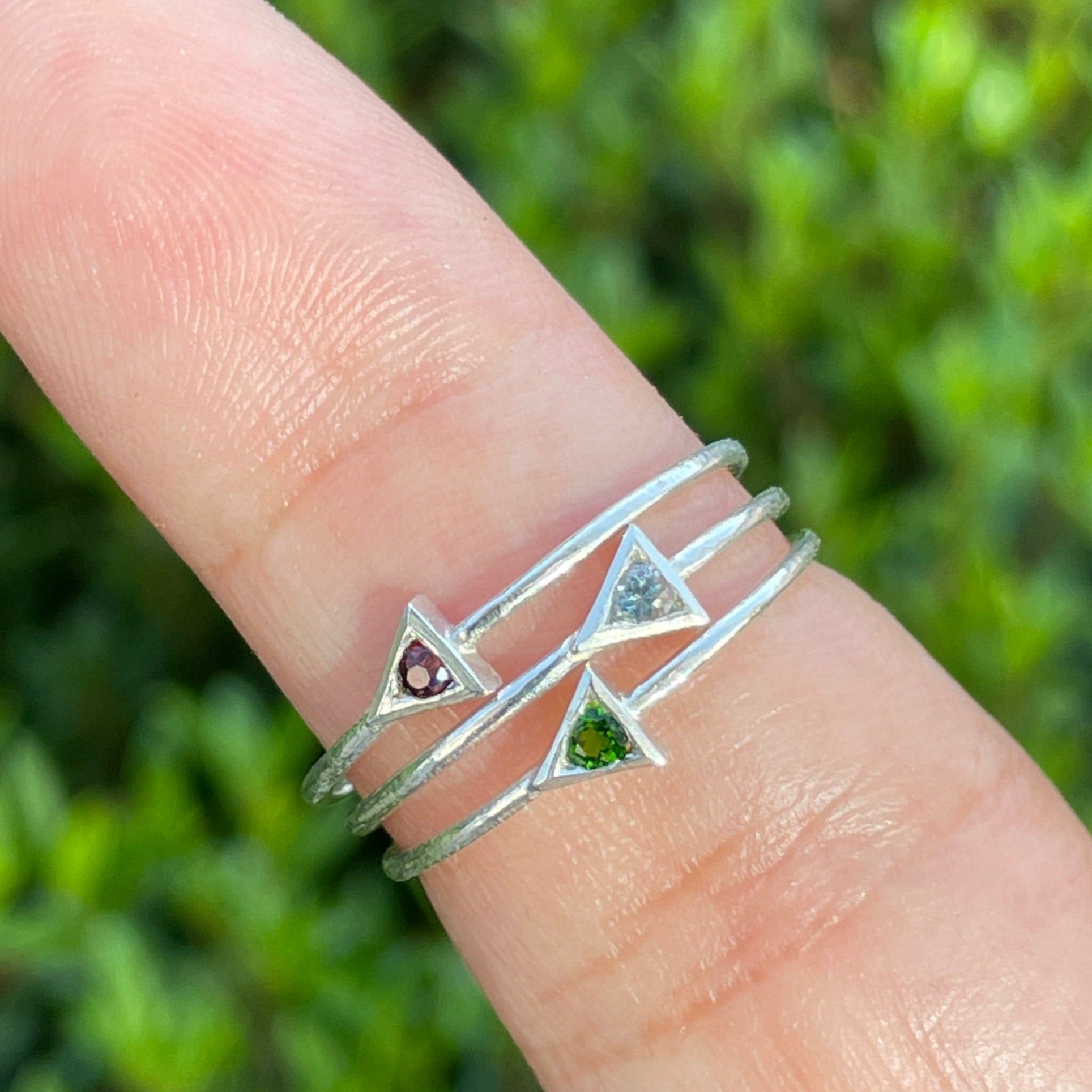 Triangle Strength Stacking Ring - sterling silver | Talisman Collection ring Amanda K Lockrow