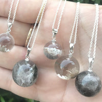 Garden quartz sphere necklace - Aislinn Collection necklace Amanda K Lockrow