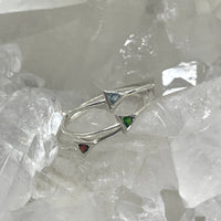 Triangle Strength Stacking Ring - sterling silver | Talisman Collection ring Amanda K Lockrow