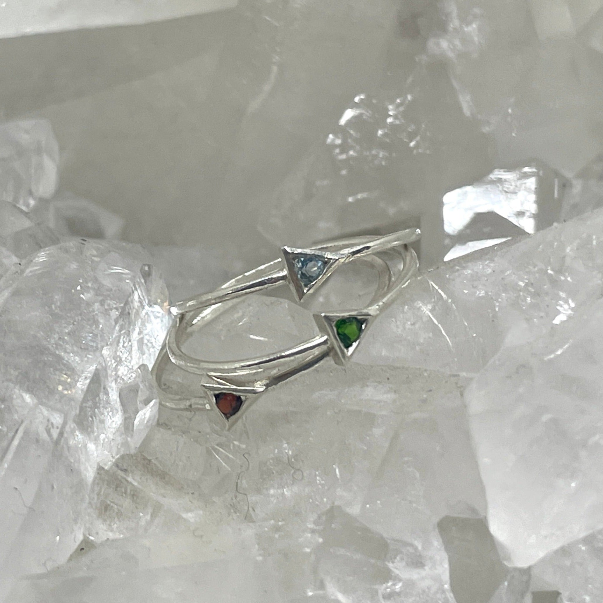 Triangle Strength Stacking Ring - sterling silver | Talisman Collection ring Amanda K Lockrow
