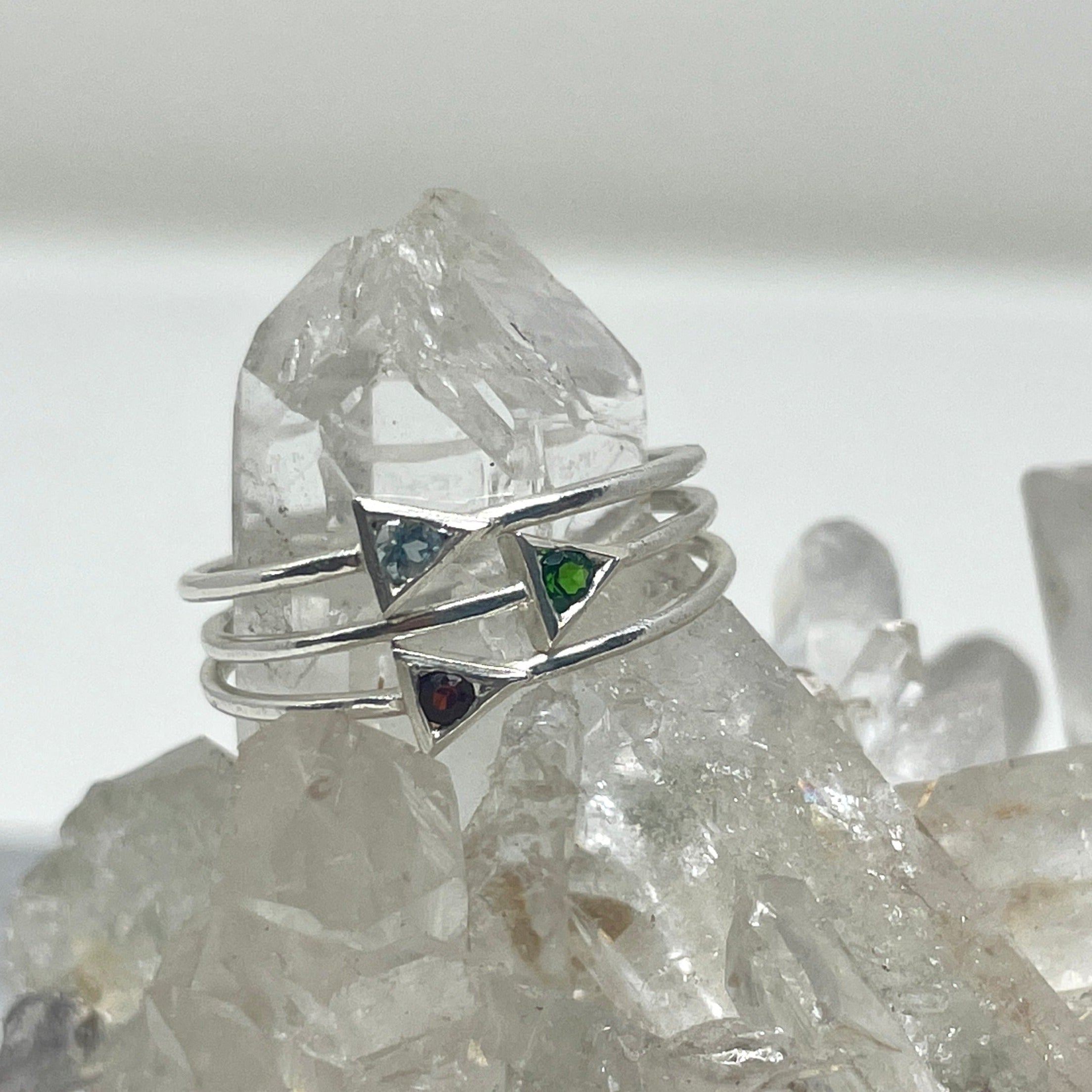 Triangle Strength Stacking Ring - sterling silver | Talisman Collection ring Amanda K Lockrow